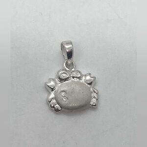 Vtg Sterling Silver 925  Zodiac Cancer Crab Animal Charm | .6” Length